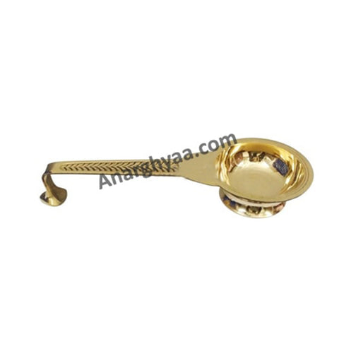 Brass camphor stand, anarghyaa.com, brass puja items 