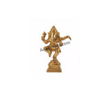 Brass dancing Ganesha-idol, anarghyaa.com, brass puja items