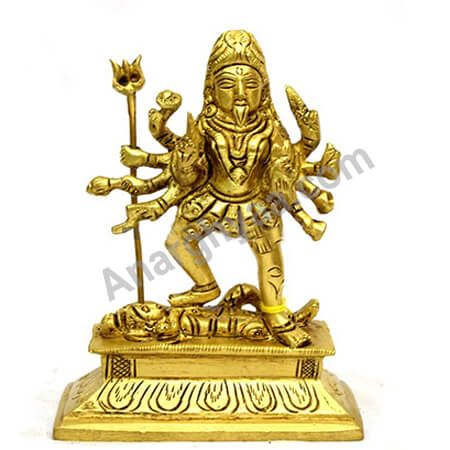 Goddess Kali Idol , Kali matha Brass Puja Idols , brass statues, god statues, goddess statue, god idol, brass idol, puja idol, puja statue, god Vigraham, brass puja Vigraham