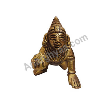 Ladoo Gopal Krishnai Idol , Bal Gopal Vigraham, Laddoo Gopal brass idol, Puja Idols , brass statues, god statues, goddess statue, god idol, brass idol, puja idol, puja statue, god Vigraham, brass puja Vigraham