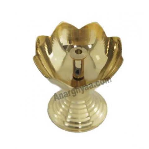 Brass Lotus Deep, anarghyaa.com, brass lamps, brass diyas