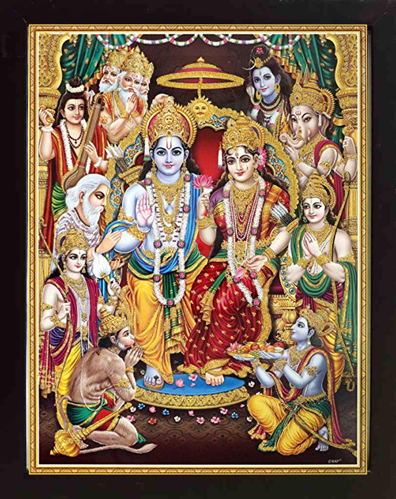 Rama Pattabhishekam Photo, Anarghyaa.com, Rama Dharbar Photo ...