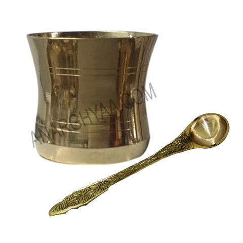 brass panchapatra udrini, anarghyaa.com, brass puja items 