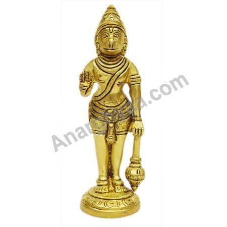 Hanuman Idol , Hanuman Brass Puja Idols , brass statues, god statues, goddess statue, god idol, brass idol, puja idol, puja statue, god Vigraham, brass puja Vigraham