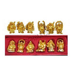 Golden Laughing Buddha - Set of 6 Pcs