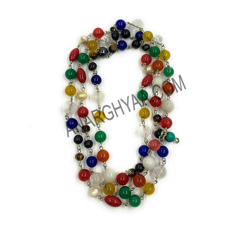 Navaratnamala, 54 beads Mala, Anarghyaa.com