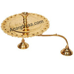 Brass Aarthi Stand