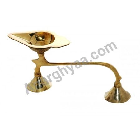 Single Face Arti Stand, Anarghyaa.com, Brass Puja Items, pooja Accessories, Online Religious Stores,  Pooja Items Online