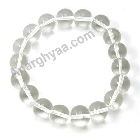 Certified Rudraksha And Clear Quartz Bracelet– Imeora