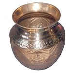 Copper Ashtalakshmi Kalasam, Copper puja items, anarghyaa.com