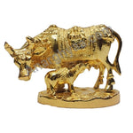 Brass Cow, Brass Kamadhenu idol, brass cow and calf statue, Brass Cup  brass puja cup, Santana Bela, Brass puja items, online spiritual store, anarghyaa.com