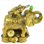 Feng Shui Elephant with Frog, Anarghyaa.com, Fengshui items online