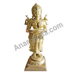 Decorative Pavai vilakku, Brass decorated deep lady,  brass puja lamp, brass vilakku, brass traditional vilakku,  Brass puja items, online spiritual store, anarghyaa.com