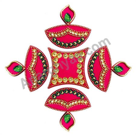 rangoli stickers, Navaratri, puja accessories, anarghyaa.com