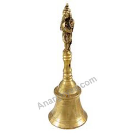 Brass hanuman bell, anarghyaa.com, brass puja items, brass puja bell