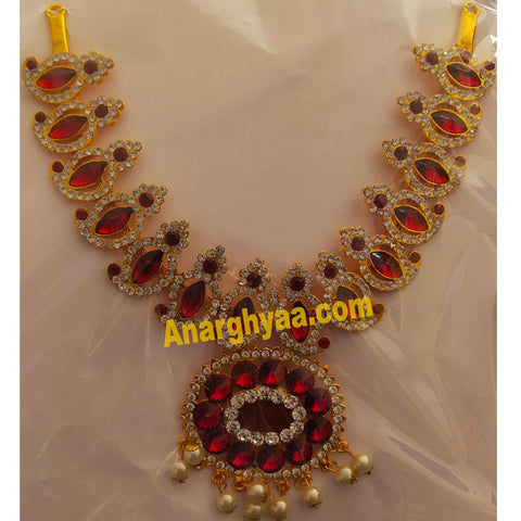 Deity Decorative Necklace, Temple Jewellery, Anarghyaa.com