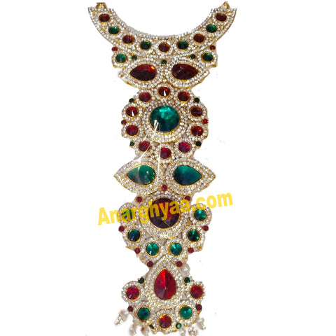 Deity Decorative Long Necklace, Temple Jewellery, Anarghyaa.com, Deity Accessories
