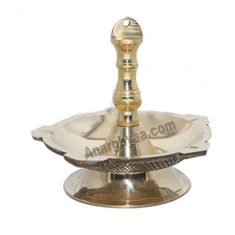Brass Hanging Lamp, Brass lamps and diyas, anarghyaa.com, online pooja store