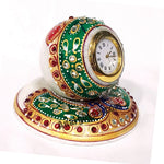 Marble Clock Stand with Meenakari, anarghyaa.com, return gifts
