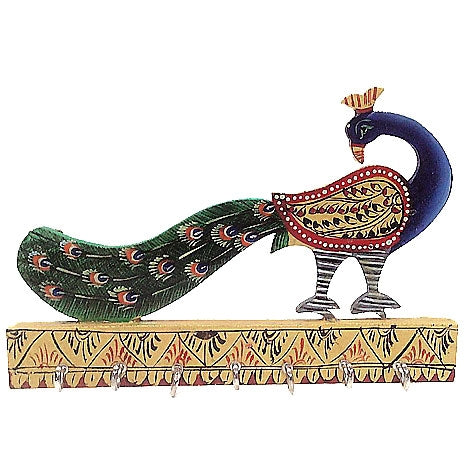 Wooden Peacock Key Holder, Anarghyaa.com, Online Return Gift Store