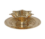 Brass Lotus Deepam, Brass lamp, anarghyaa.com