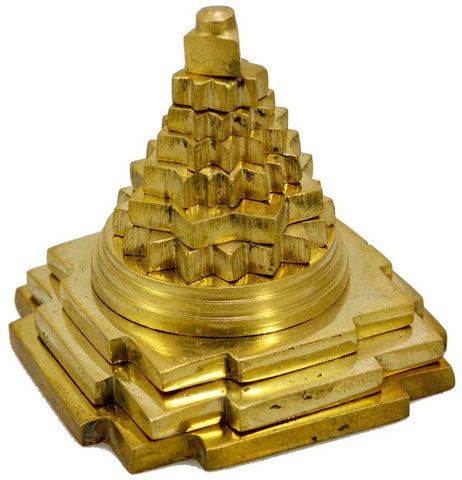Brass Maha Meru, Brass Mahameru, Brass sri chakra, anarghyaa.com